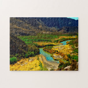 Rio Grande River Texas. Jigsaw Puzzle