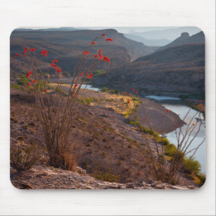 Rio Grande Running Through Chihuahuan Desert Mouse Pad