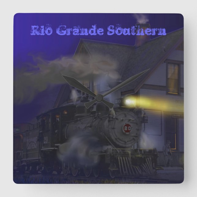 Rio Grande Southern Wall Clock (Front)