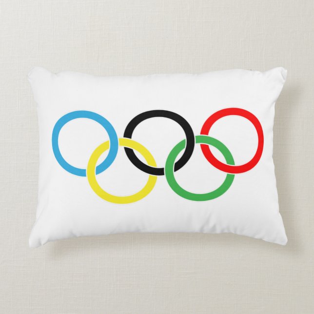 "Rio Olympics Nature Vector Pillow" Accent Pillow (Front)