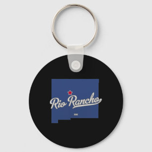 Rio Rancho New Mexico Nm Map  Keychain