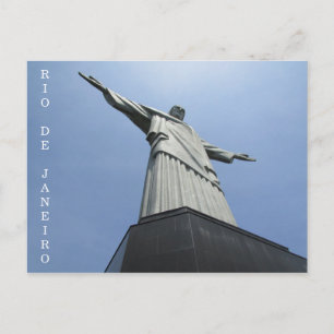 rio redeemer brazil postcard