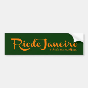 Rio Rio the wonder city Bumper Sticker