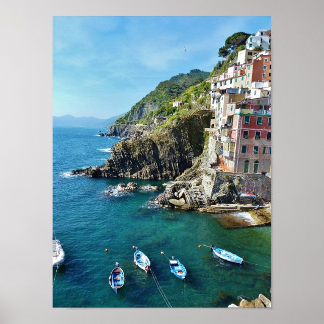 Riomaggiore Harbor Poster (Front)
