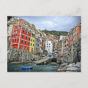 Riomaggiore, Italia - The Cinque Terre Postcard