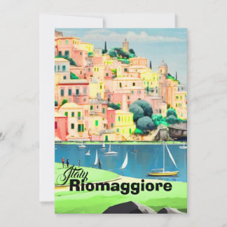 Riomaggiore Italie Carte Postale de Voyage | Souve