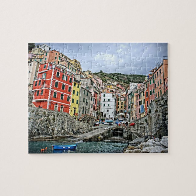 Riomaggiore, Italy - Cinque Terre - 8x10 - 110 pc Jigsaw Puzzle (Horizontal)