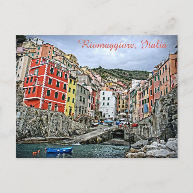 Riomaggiore, Italy - The Cinque Terre Postcard (Front)