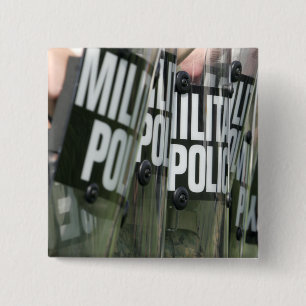 Riot control formation 2 inch square button