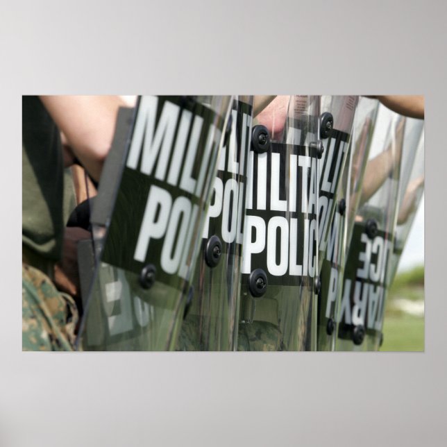 Riot control formation poster (Front)
