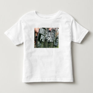 Riot control formation toddler t-shirt