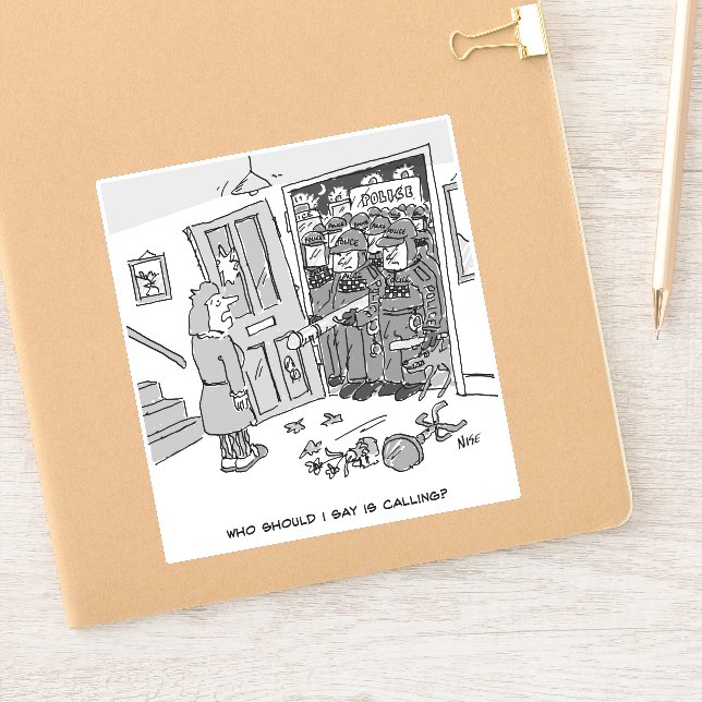 Riot Police Raid a Property - Funny Police (Notebook)