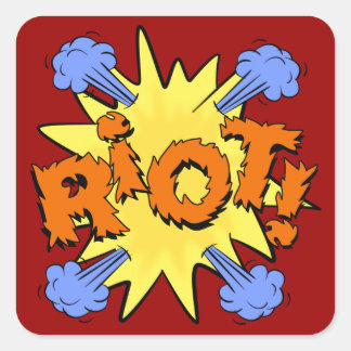 Riot Square Sticker