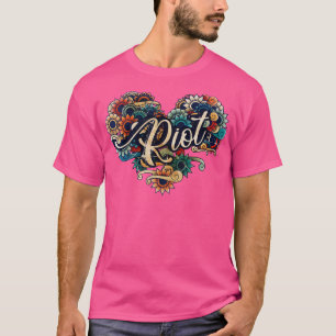 Riot VIGNETTE VINTAGE COLOR T-Shirt