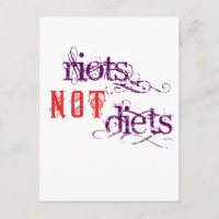 Riots Not Diets (Purple and Red)