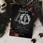 RIP 30s 40th Birthday Death to my Youth Photo Invitation<br><div class="desc">Celebrate the big 4-0 with a touch of humour using our RIP 30s 40th Birthday Death to My Youth Photo Invitation. This unique invite features playful floral accents and a customizable photo, perfect for a "funeral" of your thirties. Easily editable, you can personalize it with all your party details for...</div>