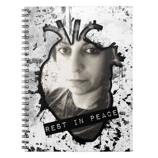 RIP anatomical heart memory book (Front)