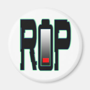 RIP Battery Circle Magnet