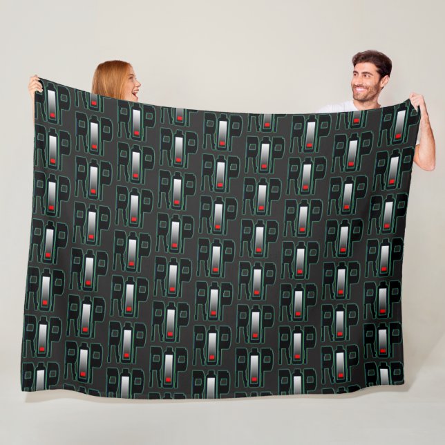RIP Battery Fleece Blanket, All Sizes Blanket (In Situ)
