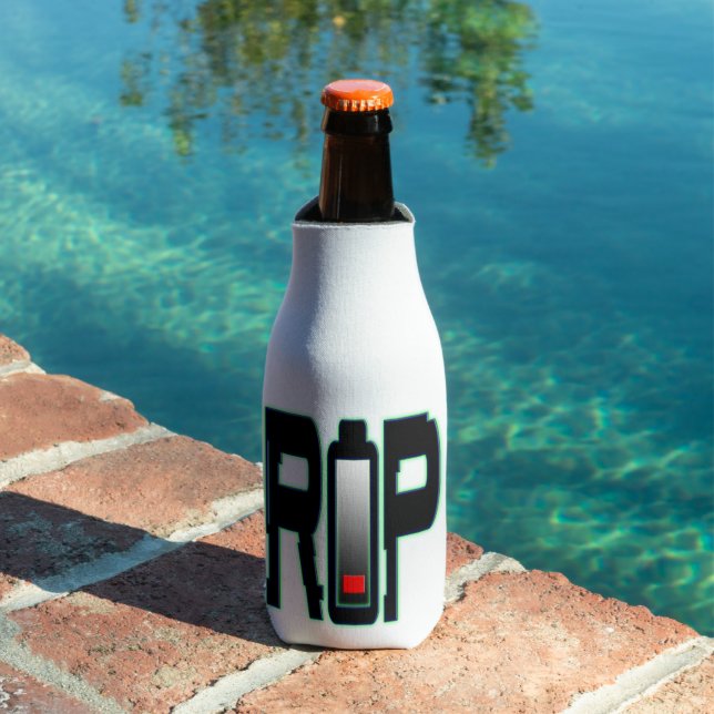RIP Battery Foam Bottle Cooler (In Situ Pool)