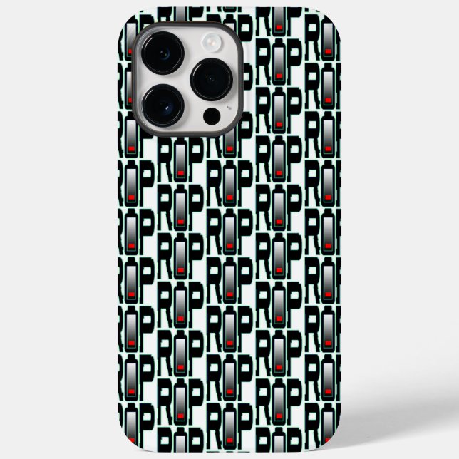 RIP Battery iPhone / iPad case (Back)
