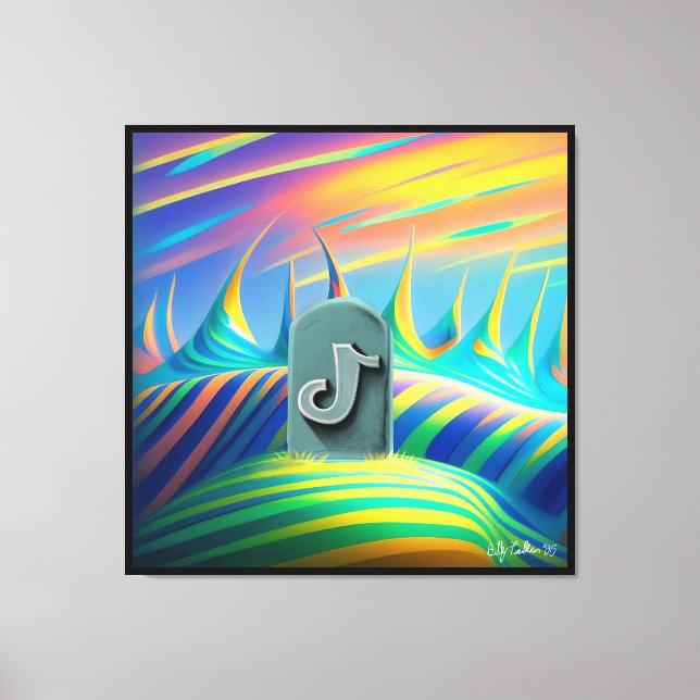 RiP Canvas Print (Front)