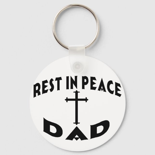 RIP Dad Keychain (Front)