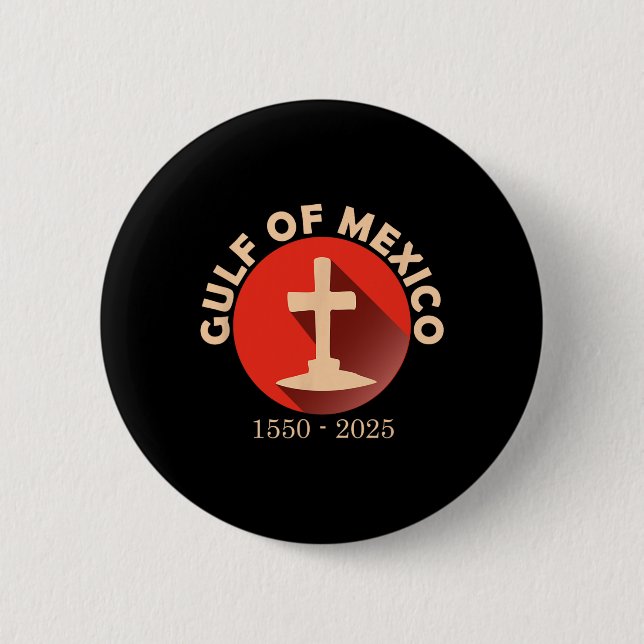 Rip Gulf Of Mexico  2 Inch Round Button (Front)