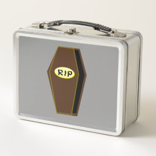 RIP Halloween Café de Doom Metal Lunchbox