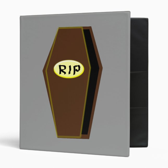 RIP Halloween Coffin of Doom Binder (Front/Inside)