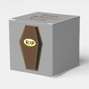 RIP Halloween Coffin of Doom Custom Favour Box