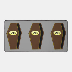 RIP Halloween Coffin of Doom Desk Mat