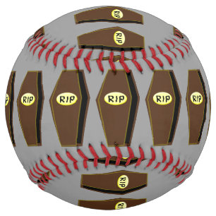 RIP Halloween Coffin of Doom Softball