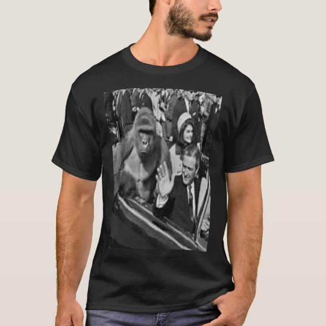 Rip Harambe Jfk   T-Shirt (Front)