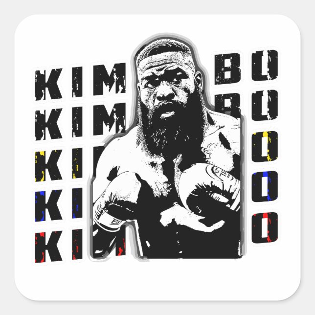 RIP Kimbo Slice Square Sticker (Front)