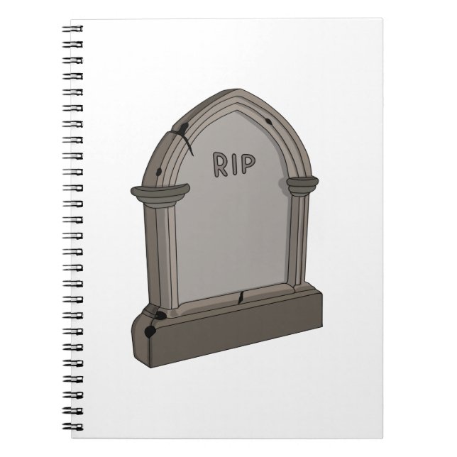 RIP Rest In Peace Notebook (Front)