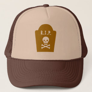 RIP Skull Trucker Hat
