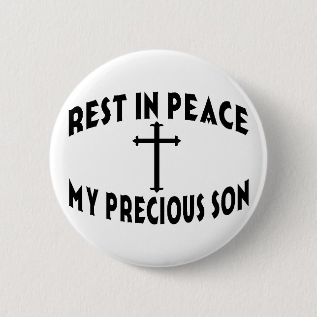RIP Son 2 Inch Round Button (Front)