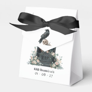 RIP to My XXs Gothic Raven Milestone Birthday Favor Box