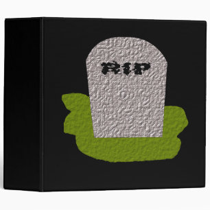 RIP Tombstone Avery Binder