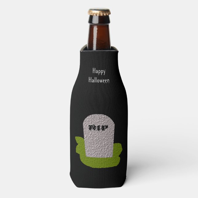 RIP Tombstone Bottle Cooler (Bottle Front)