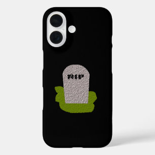 RIP Tombstone iPhone 16 Case