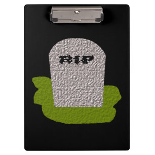 RIP Tombstone Clipboard