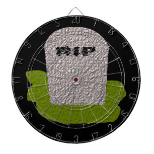 RIP Tombstone Dart Board