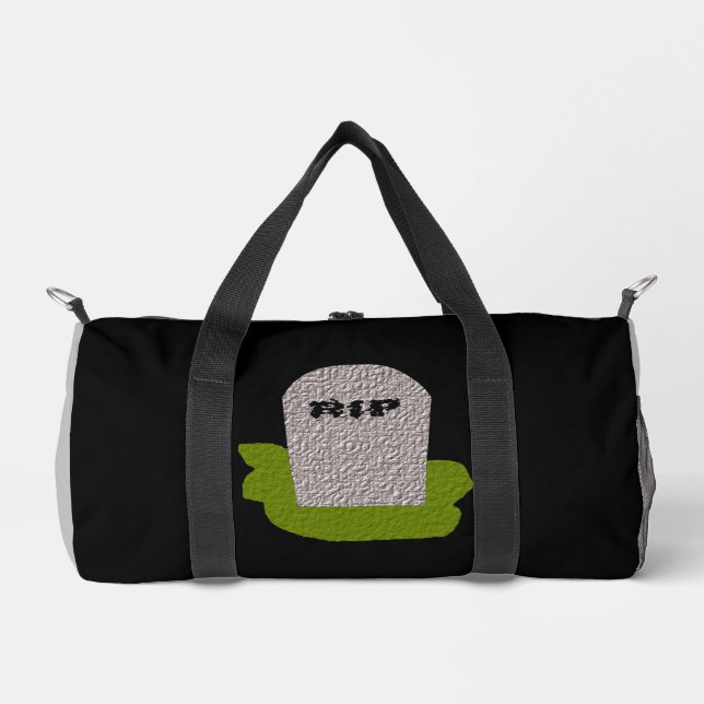 RIP Tombstone Duffle Bag (Front)