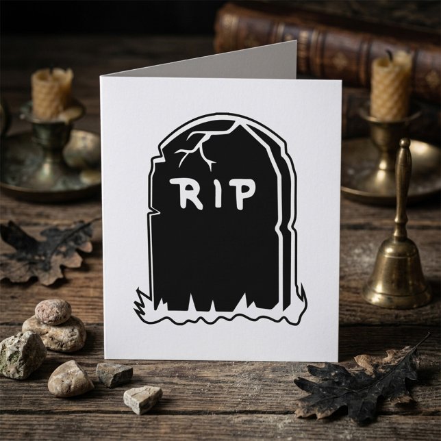 RIP Tombstone Greeting Cards (Creator Uploaded)