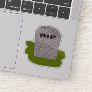 RIP Tombstone Halloween Shaped
