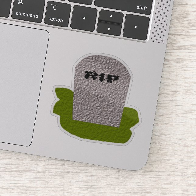 RIP Tombstone Halloween Shaped (Detail)