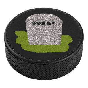 RIP Tombstone Hockey Puck