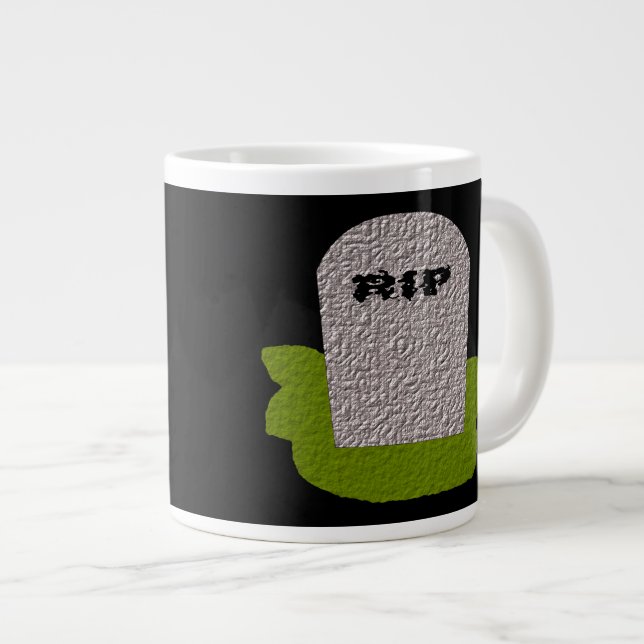 RIP Tombstone Mug (Front Right)